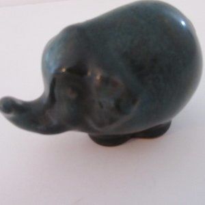 Small Blue Mountain Pottery Elephant